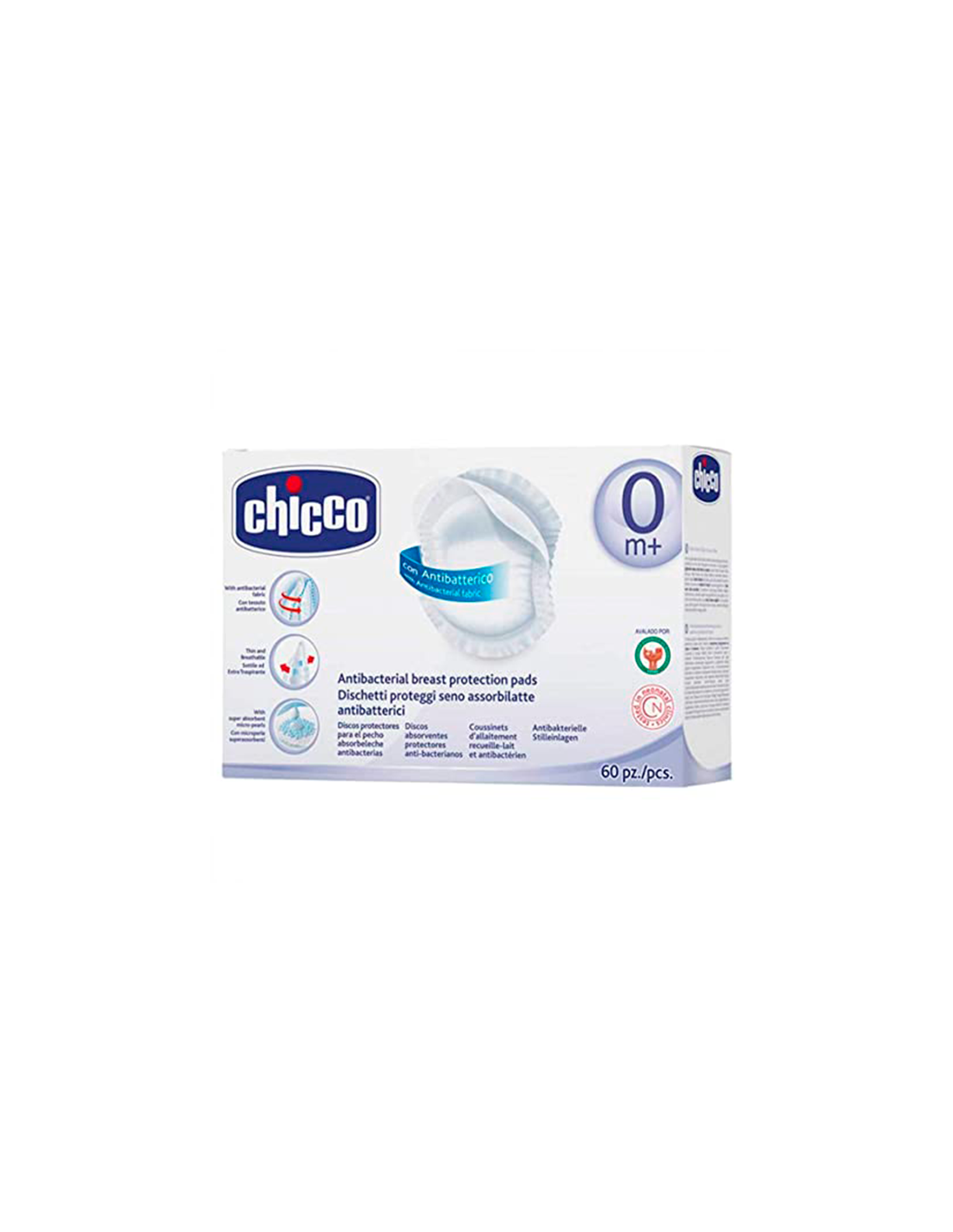 Discos Absorbentes lactancia Chicco 60 U