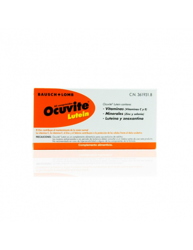 OCUVITE LUTEIN 60 COMPRIMIDOS