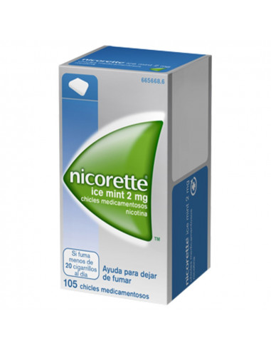 NICORETTE 2 MG 105 CHICLES MEDICAMENTOS
