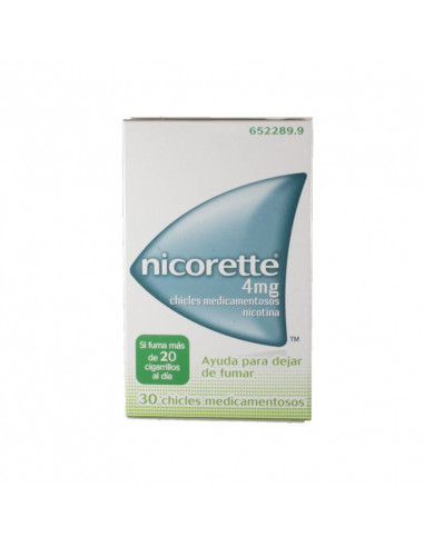NICORETTE 4 MG 30 CHICLES MEDICAMENTOS