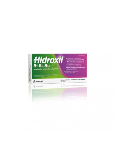 HIDROXIL B1-B6-B12 30 COMPRIMIDOS...