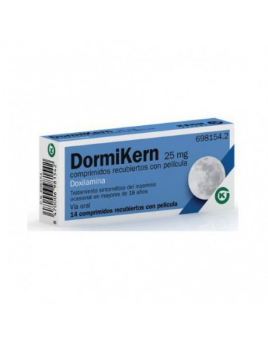 DORMIKERN 25 MG 14 COMPRIMIDOS...