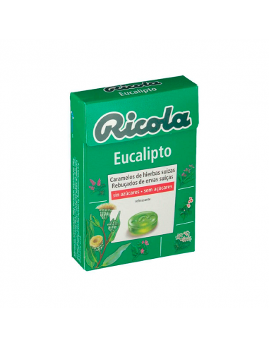 RICOLA CARAMELOS S/A EUCALIPTUS 50 G