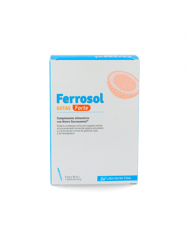 FERROSOL GOTAS FORTE 30ML SOL+2,5G POLVO
